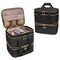 Nail Polish Organizer; Three-Layers Nail Polish Organizer Case with Detachable Nail Machine Compartment; 3 in 1 Portable Nail Polish Holder Organizer Case